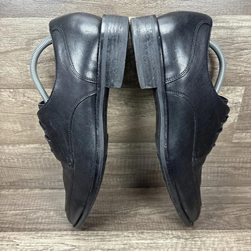 Cole Haan Lenox Hill Split Toe Leather Black Mens US Size 10.5 C11627 Shoes